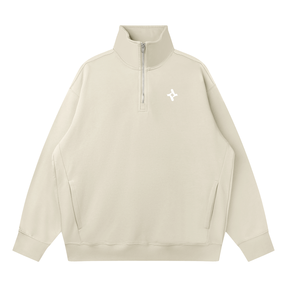 Logo - Quarter-Zip Comfortable Unisex Wear
