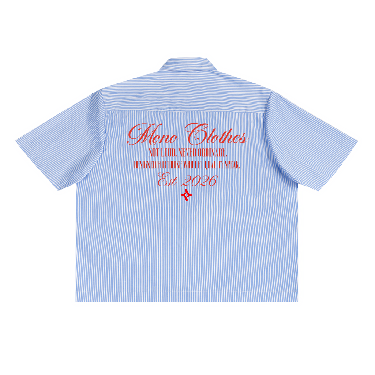 Mono - Over sized boxy button up